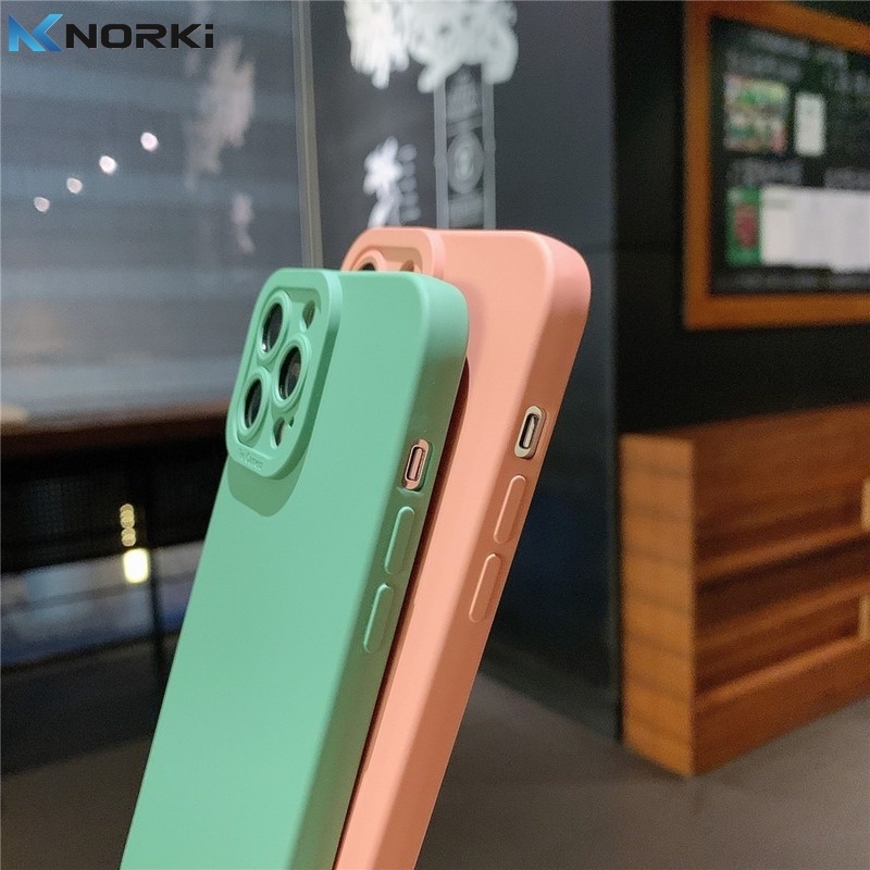 Ốp Điện Thoại Silicon Dẻo Màu Trơn Thời Trang Cho Realme C25 C25Y C25S C21 C21Y C20 C17 C15 C12 C11 C3 C2 C20A
