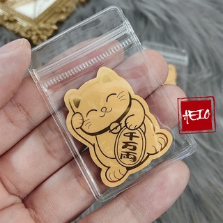 Miếng dán mèo thần tài dán điện thoại trang trí