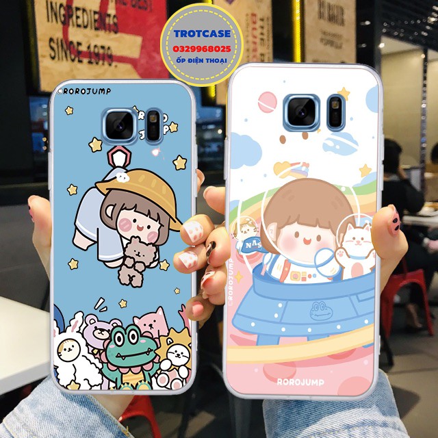 [ HÀNG MỚI ] Ốp lưng Samsung Note Fe / S6/S7/S6 Edge / S7 Edge - in hình 3D tách nền trên ốp dẻo trong siêu đẹp | BigBuy360 - bigbuy360.vn