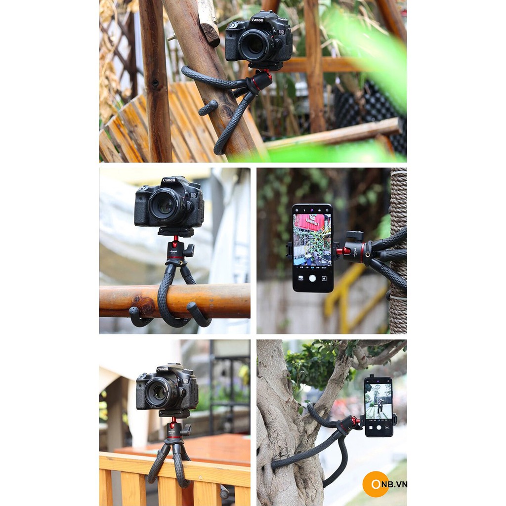 (CÓ SẴN) Tripod bạch tuộc Ulanzi MT-11 hỗ trợ quay phim chụp ảnh cho vlog du lịch, làm clip youtube tiktok dễ dàng