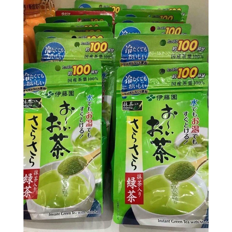 bột trà xanh matcha nguyên chất, matcha milk 40g &amp; 80g Nhật Bản