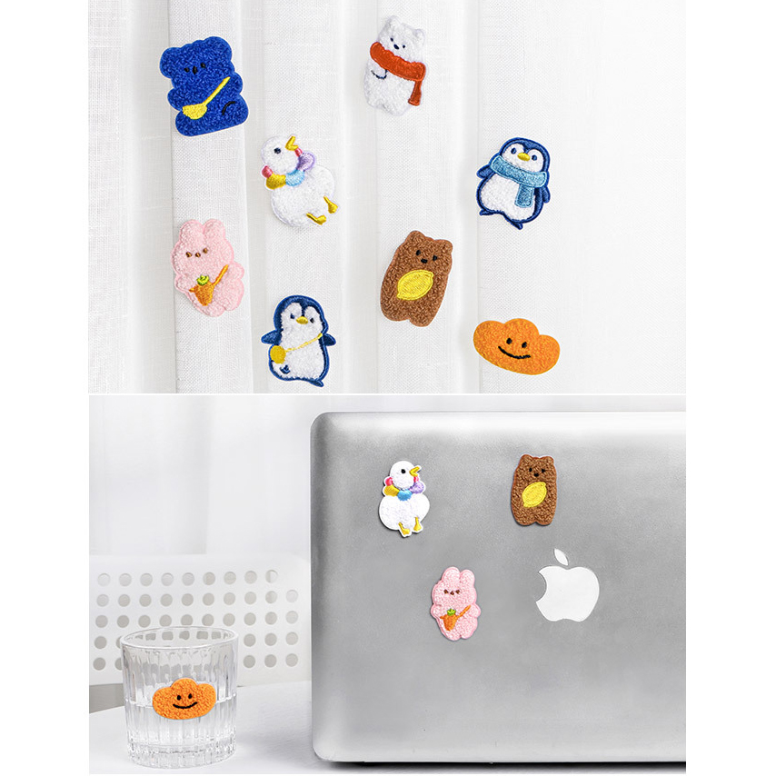 Sticker thêu hình Winzige Furry dùng trang trí thiết kế dễ thương