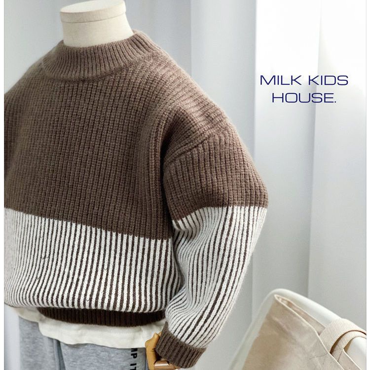 Áo Len Dày Dặn Giữ Ấm Thời Trang Mùa Đông Cho Bé Trai