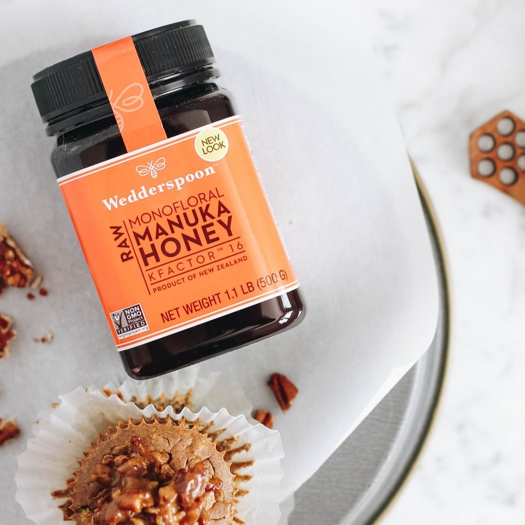 Mật Ong MANUKA Wedderspoon, Mật Ong Tươi RAW Manuka HONEY - Newzealand, K-Factor 16 ~ MGO573+