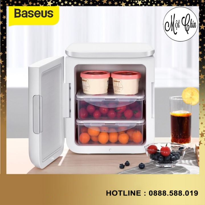 Tủ Lạnh Baseus 6L Igloo Mini Fridge For Students Cooler and Warmer Refrigerator Home