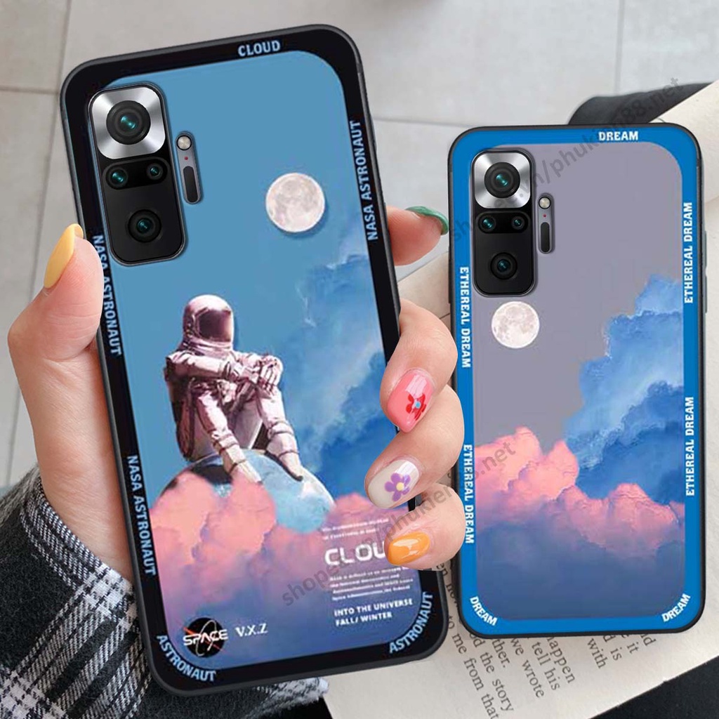 Ốp Xiaomi Redmi Note 10 / Note 10 Pro hình vũ trụ, mountain, cloud phong cách cá tính