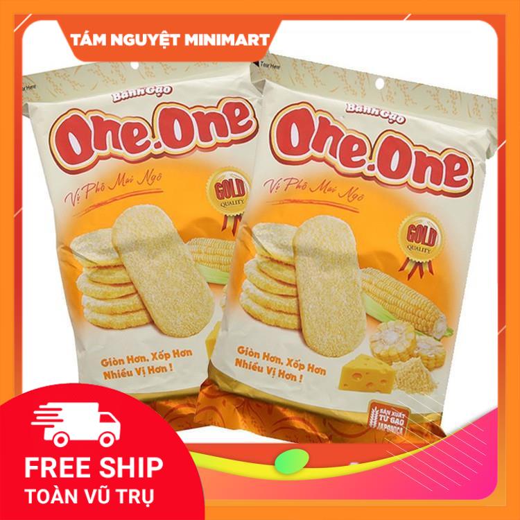 BÁNH GẠO ONE ONE VỊ PHÔ MAI NGÔ - BÒ NƯỚNG