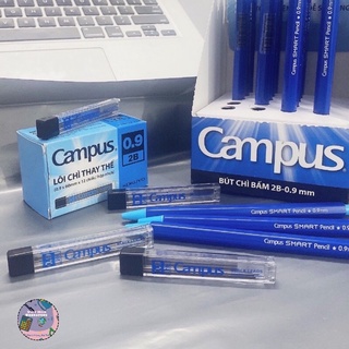 Bút chì bấm _chì kim_chì ngòi to 0.9mm campus_bút chì tô trắc nghiệm
