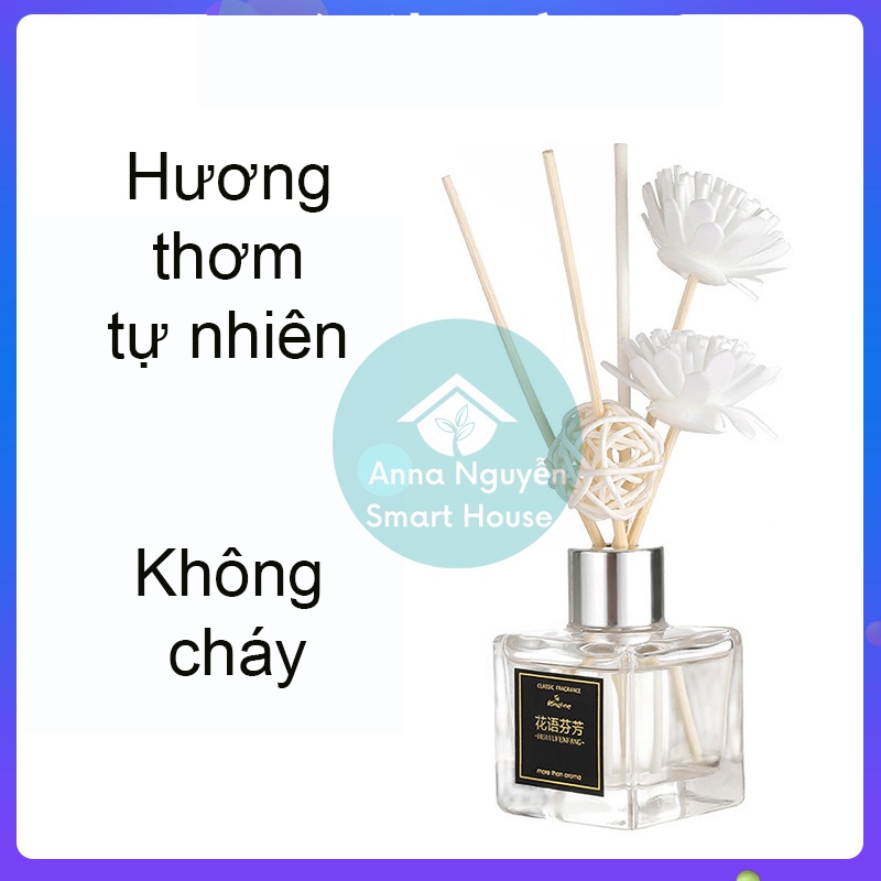 Tinh Dầu Thơm Thiên Nhiên KAINUYA 50ml Bản Sang Trọng Để Phòng Que Gỗ Tự Khuếch Tán Thanh Lọc Khử Mùi Không Khí