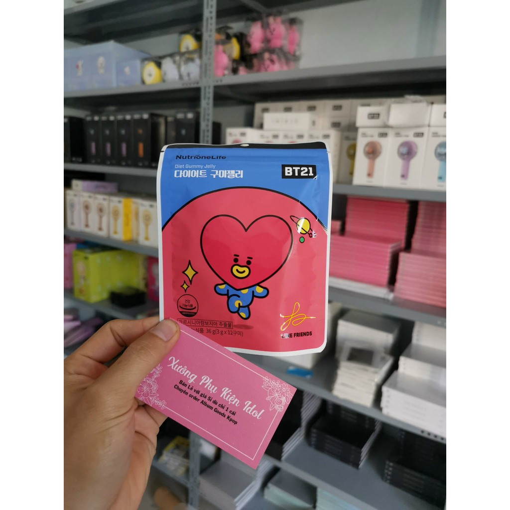 Kẹo Dẻo BT21 Multi Vitamin Gummy Jelly | NutrioneLife x BT21 CHÍNH HÃNG (K106) | BigBuy360 - bigbuy360.vn
