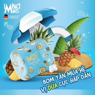 Kẹo Ngậm Không Đường Impact Mints Vị Dứa ( Vị Thơm) Nhập Khẩu Đức 14gr