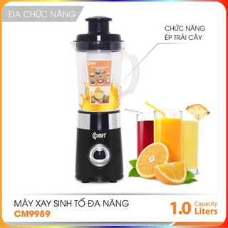 Máy xay sinh tố 7 cối nhựa kháng vỡ comet - cm9989
