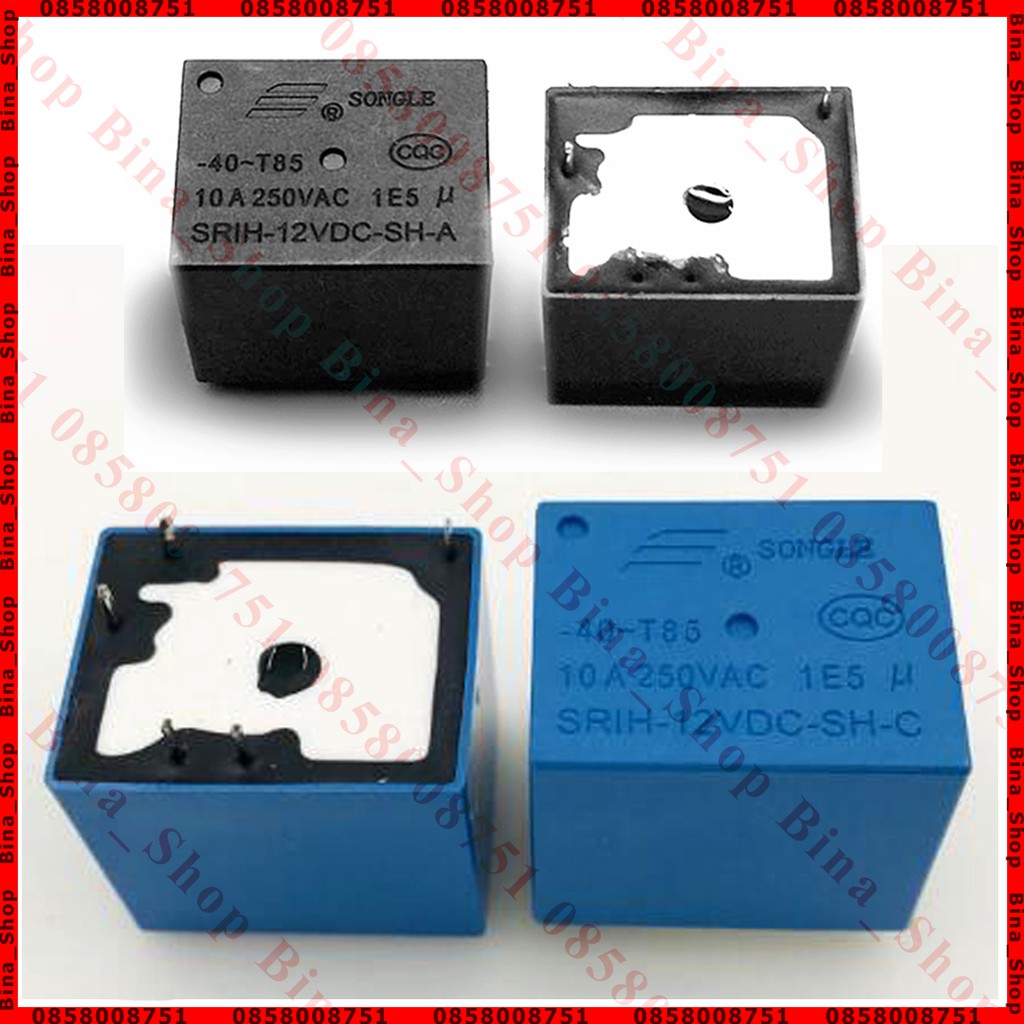 Relay SRIH 12VDC-SH-A Songle 4 chân 5 chân