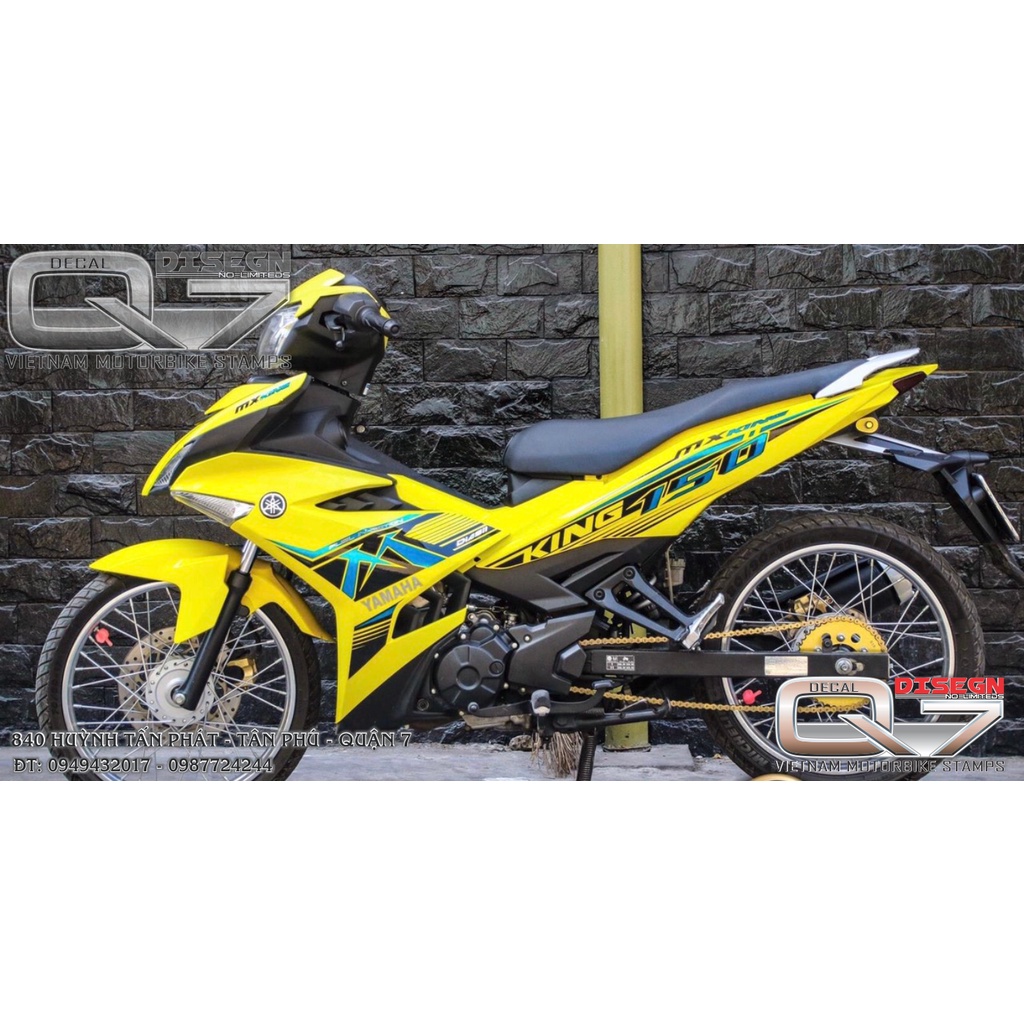 Tem Rời EXCITER 150 MX XE VÀNG