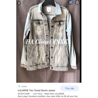 KHOÁC JACKET DENIM XUẤT DƯ