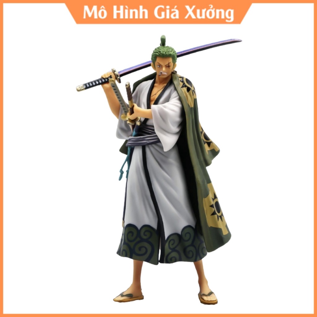 Mô Hình Roronoa Zoro ở Vương quốc Wano Cao 19cm -Tượng Figure One Piece