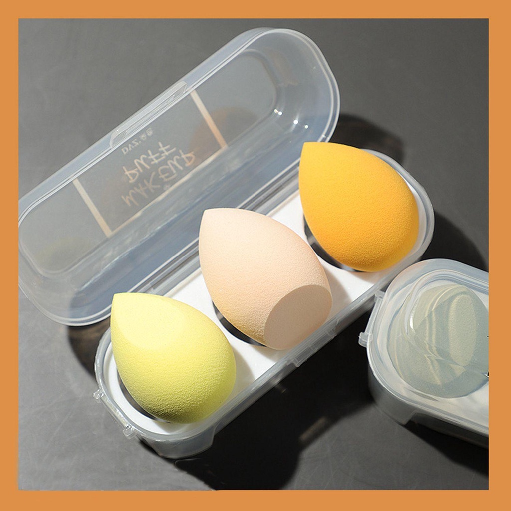 PATH Set 3 Mút Tán Kem Nền Trang Điểm Có Thể Tái Sử Dụng