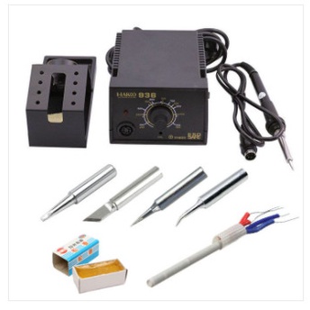 Combo Máy Hàn Hakko 936 (Kèm 4 Loại Mũi Hàn, 1 Hộp Nhựa Thông, 1 Sensor Hàn)