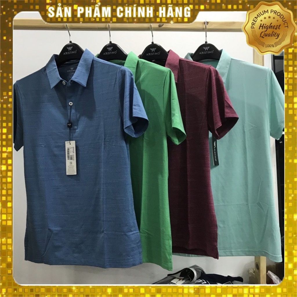 Áo polo nam  ARISTINO cao cấp - aps046s8- slim -S-M-L-XL