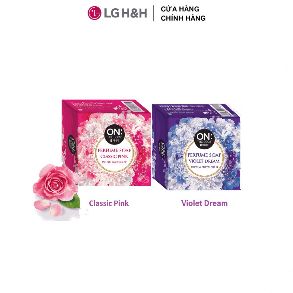 [HB Gift] Xà phòng tắm hương nước hoa quyến rũ On: The Body Violet Dream Soap 90G Gimmick