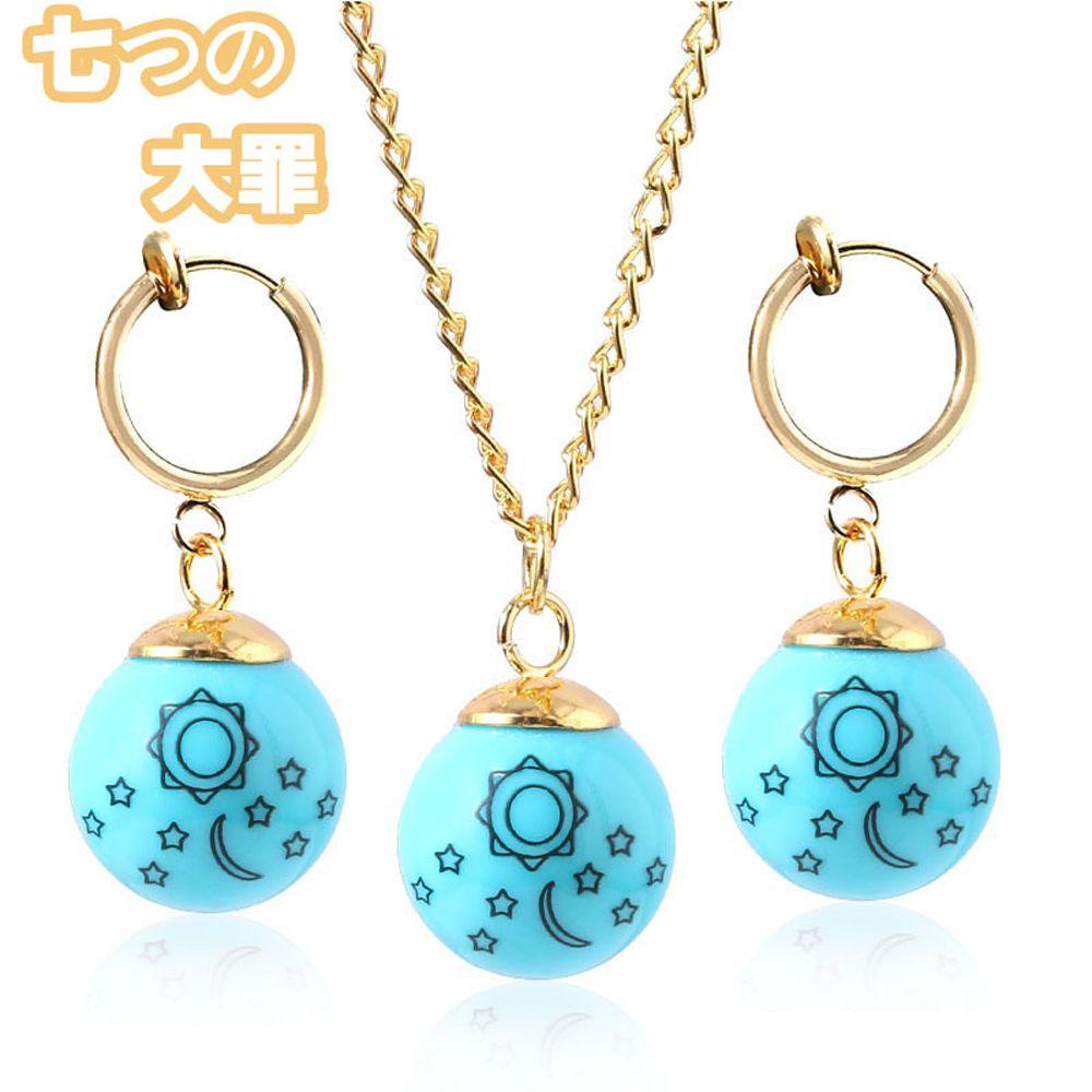 Bông Tai Hóa Trang Nhân Vật Elizabeth Anime Mặt Trăng Dành Cho Nam Nữ