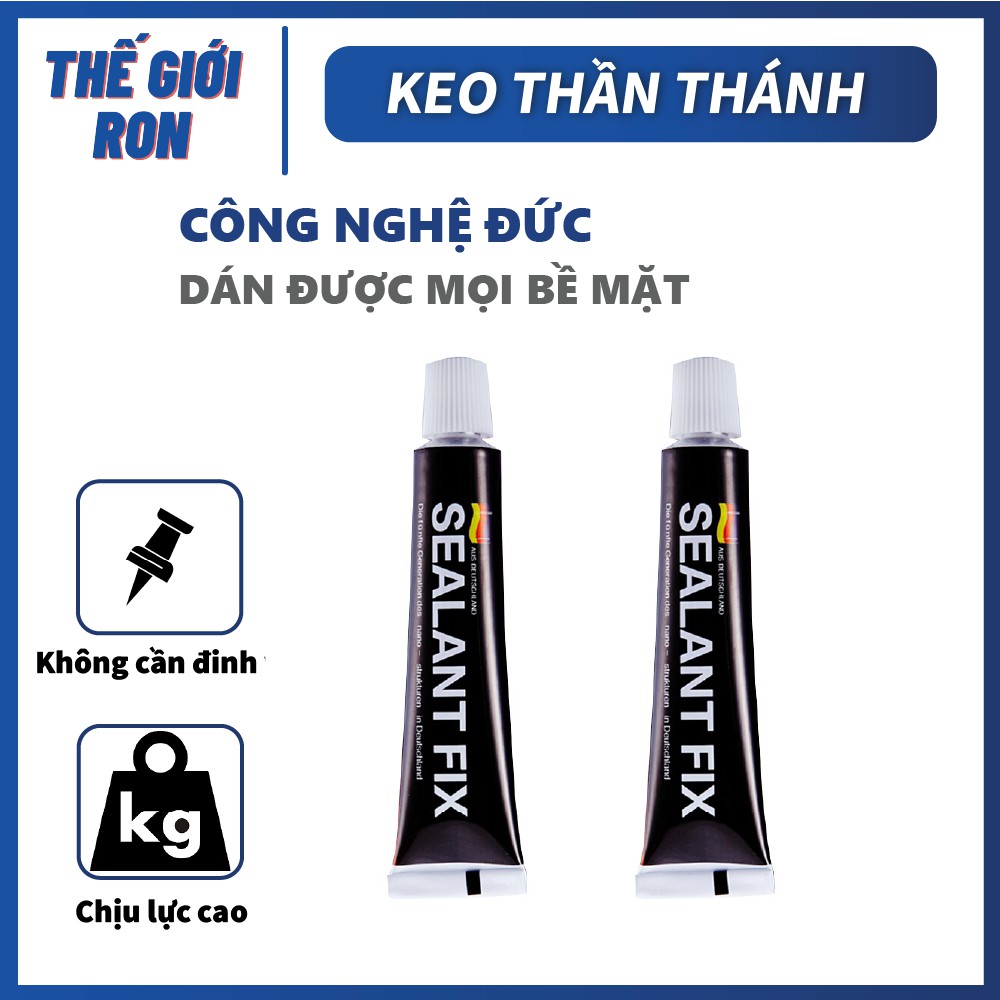 Keo Dán Siêu Chắc Chắn, Đa Năng Sealant Fix 6gram Chống Cháy, Chống Nước Dán Tốt Mọi Bề Mặt