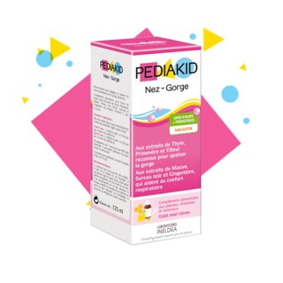 PediaKid Nez Gorge Tăng cường miễn dịch mũi họng cho bé 125ml Nội địa Pháp