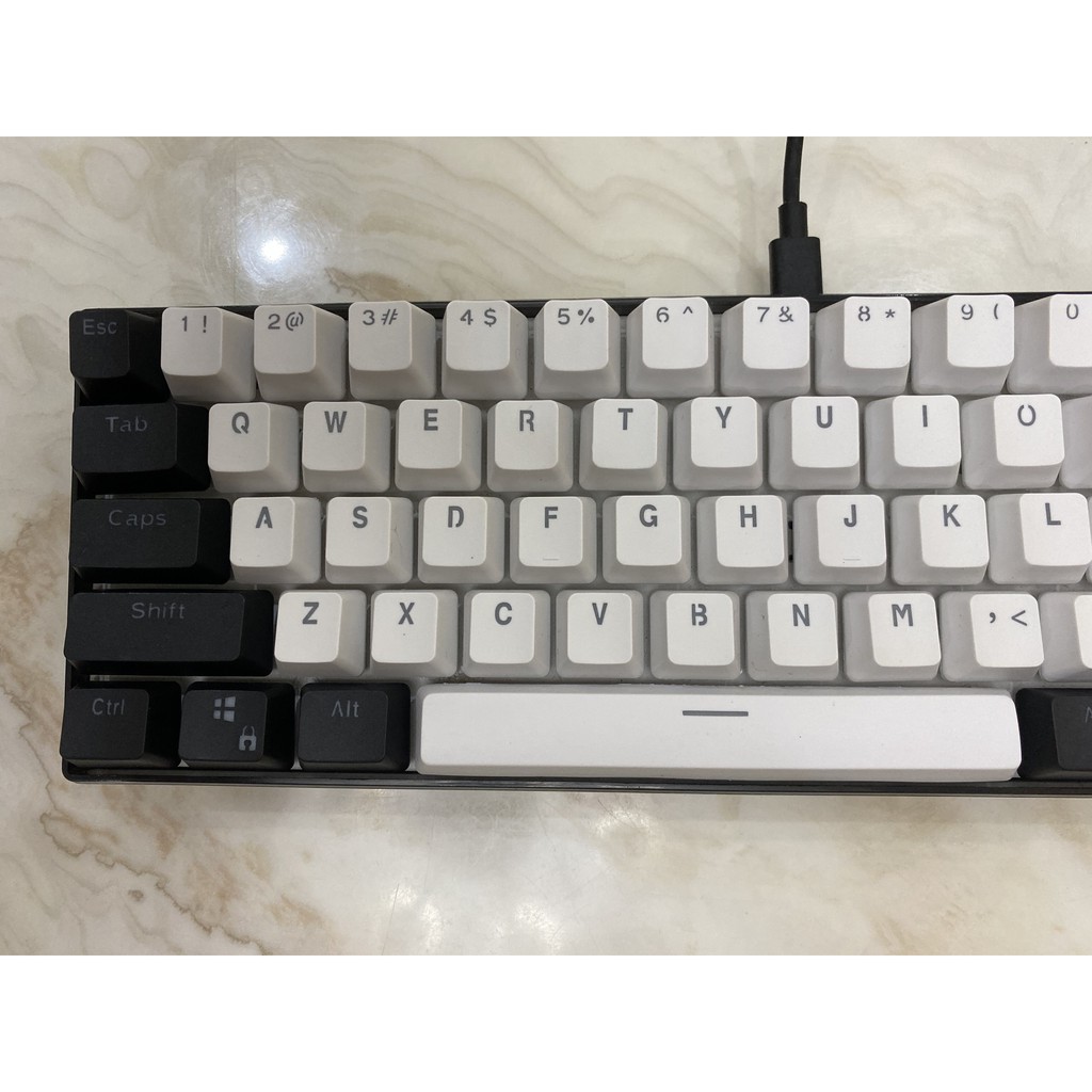 Đen Bàn Phím Cơ 61 Phím Nhiều Màu Gr60 / Shark61 / alt61 / annie / gk61