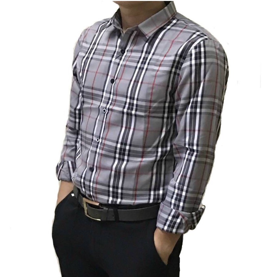Áo sơ mi nam hàn quốc cao cấp đẹp dài tay kẻ sọc F8888 BBR005