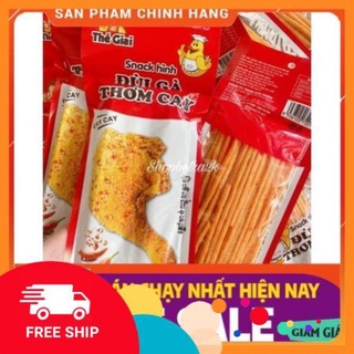 Gói snack hình đùi gà giòn