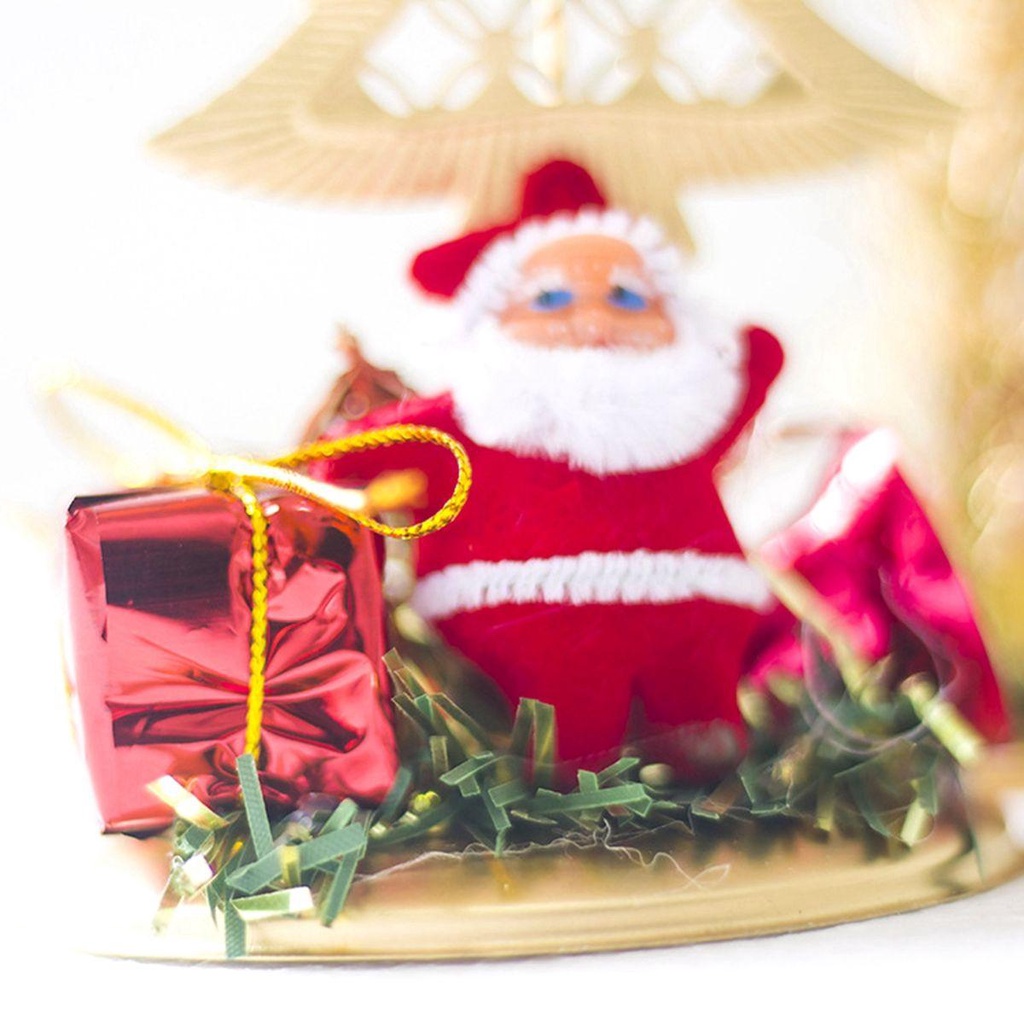 YIYU Giá Đỡ Nến Bằng Kim Loại Hình Ông Già Noel Độc Đáo Trang Trí Nhà Cửa
