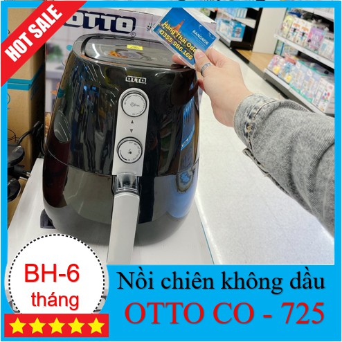 Nồi chiên không dầu OTTO 💥HÀNG LOẠI 1💥 nồi chiên nhập khẩu Thái Lan 2,8 lít model CO-725