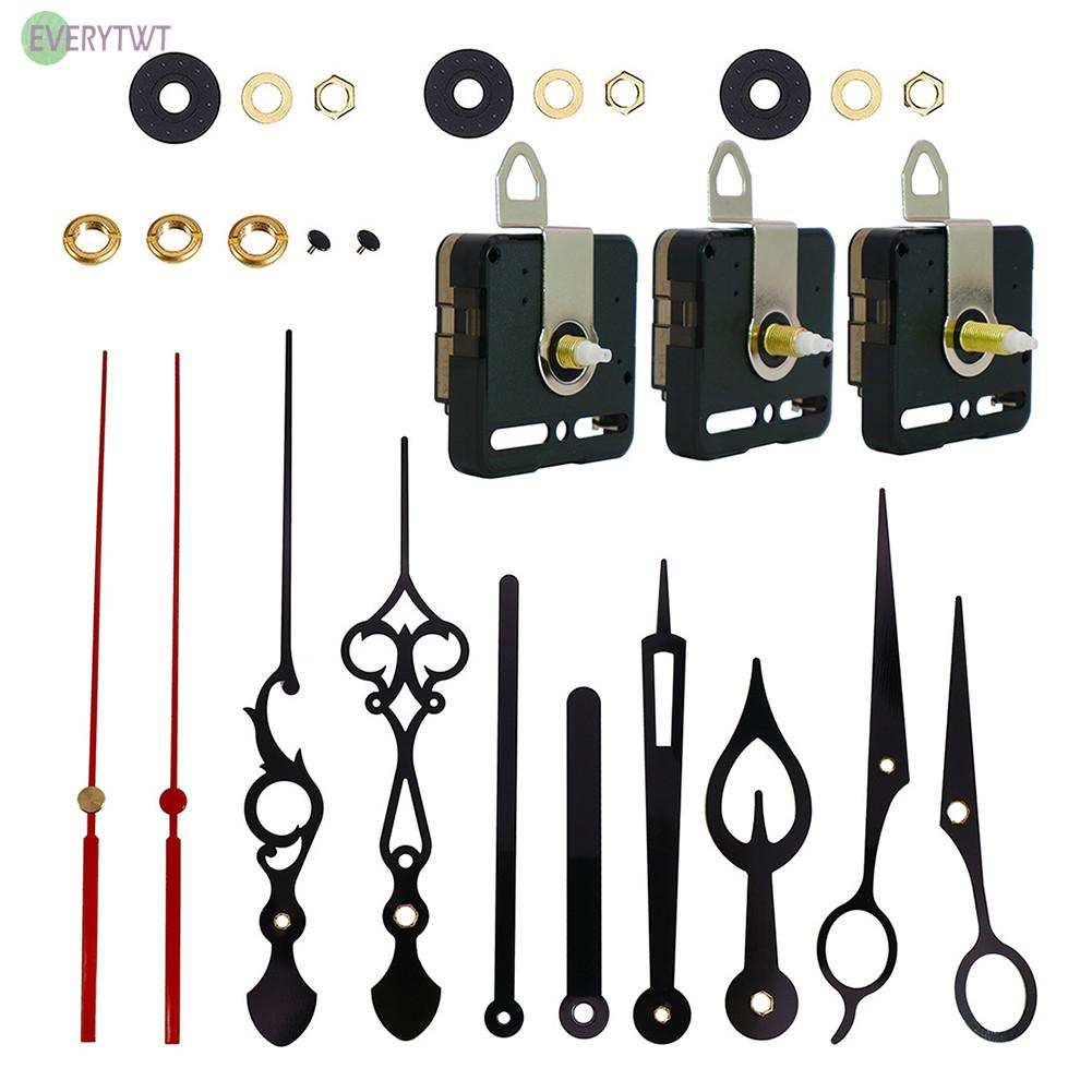 Clock Repair Kit Replacement Round Inverted Nut Tools Wall Clock Home Décor