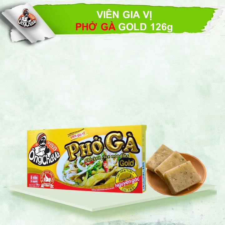 Viên Gia Vị Phở Gà Ông Chà Và Gold 126gr