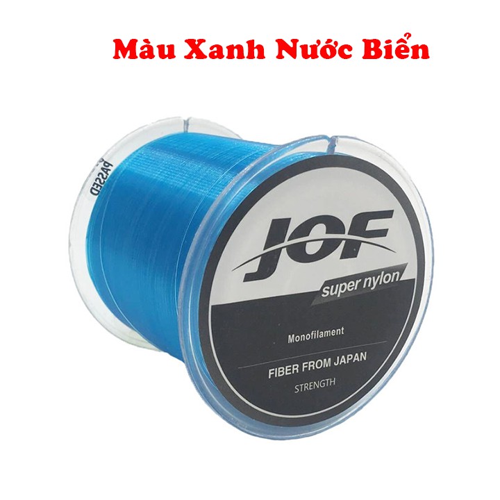 Dây Cước Câu Cá Siêu bền JOF 500m Cuộn Dây Sợi Nilon Nhỏ Mịn Chịu Tải Tốt - Câu Cá Edu