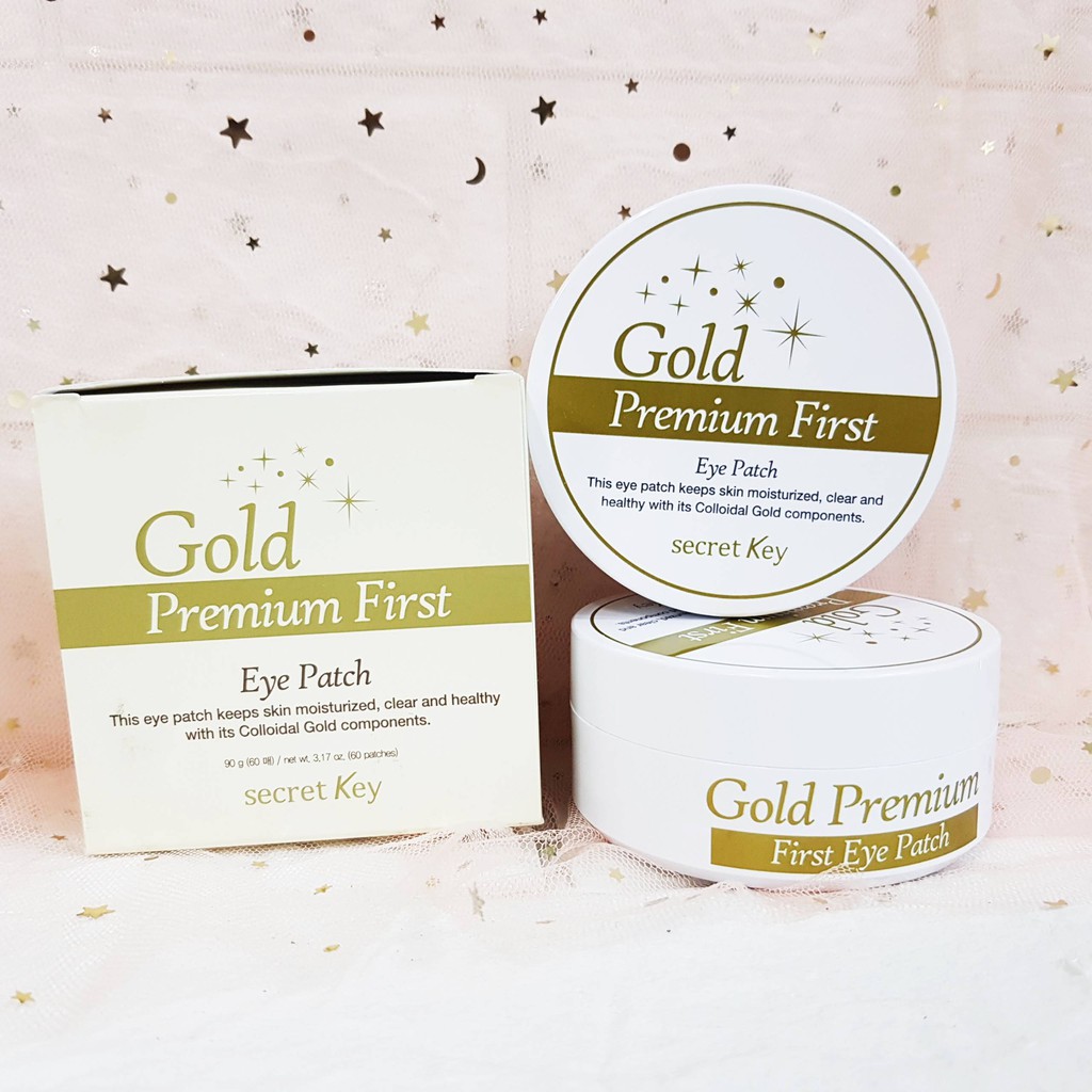 Mặt Nạ Dưỡng Mắt Secret Key Gold  Premium First Eye Patch