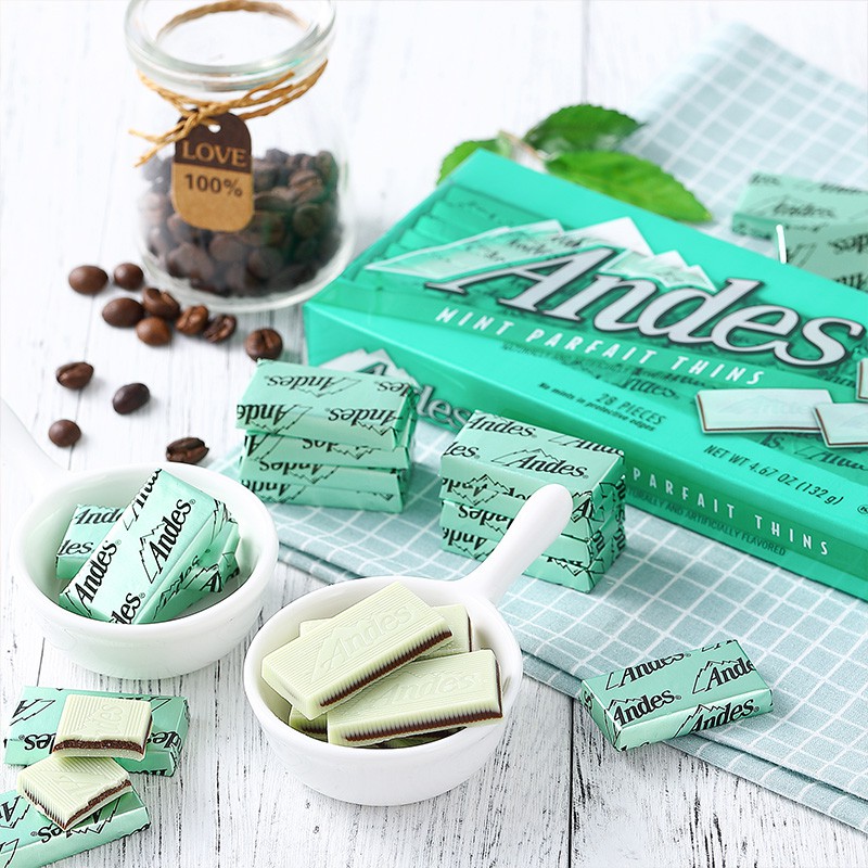 [HÀNG CHÍNH HÃNG] Kẹo Andes Bạc Hà Nhân Sôcôla 132gr