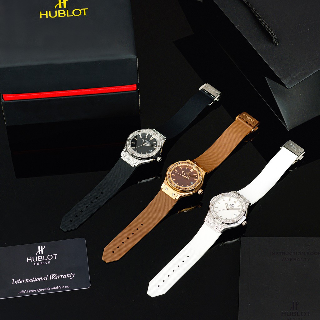 [full box hãng] Đồng hồ Hublot nữ cao cấp máy pin bảo hành 24 tháng DHN901