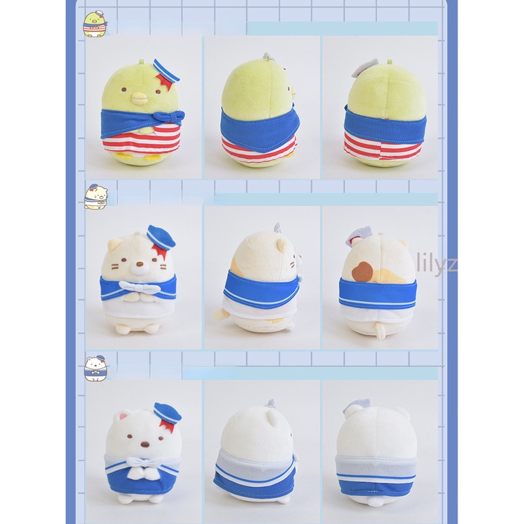 Móc Khóa Búp Bê Sumikko Gurashi Nhồi Bông Mềm Mại Đáng Yêu