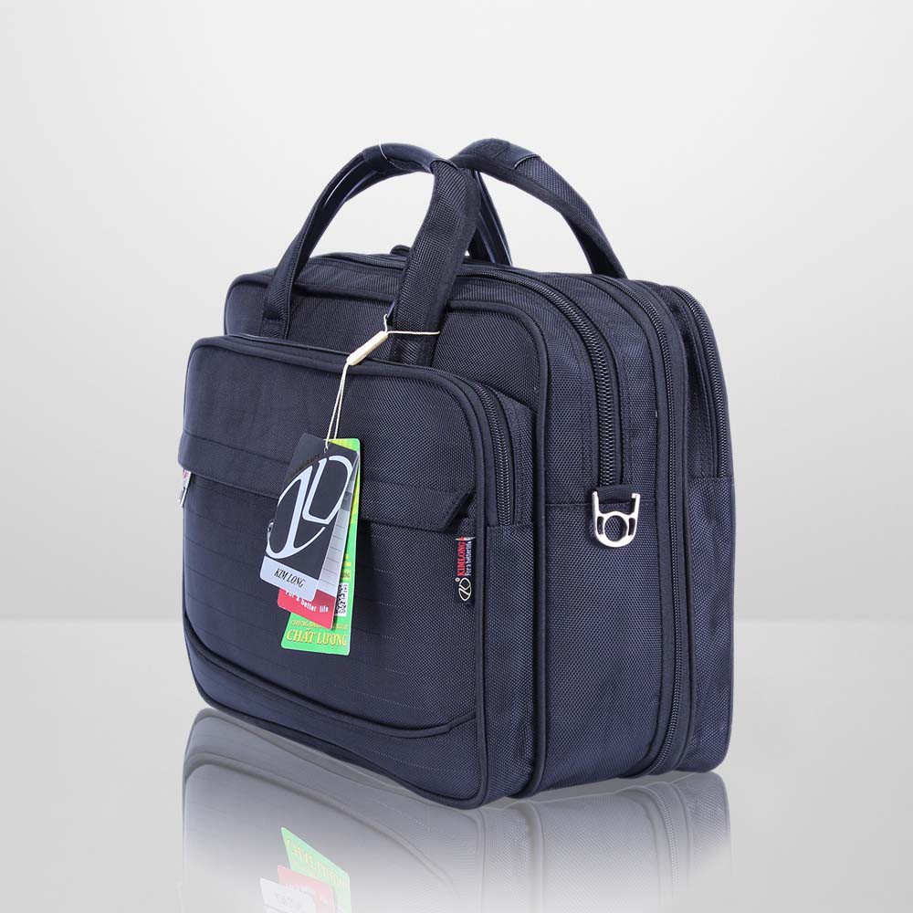Cặp laptop nam nữ, có thể mở rộng thêm 5cm, nhiều ngăn, cặp văn phòng Kim Long KL18 đen | BigBuy360 - bigbuy360.vn