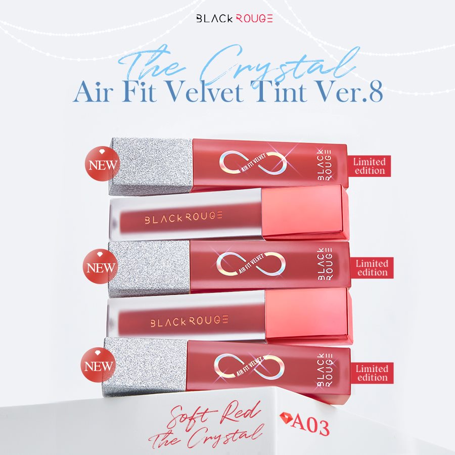 Son BlackRouge Ver8 - Son Kem Lì BlackRouge Air Fit Velvet Tint Ver.8 The Crystal | BigBuy360 - bigbuy360.vn