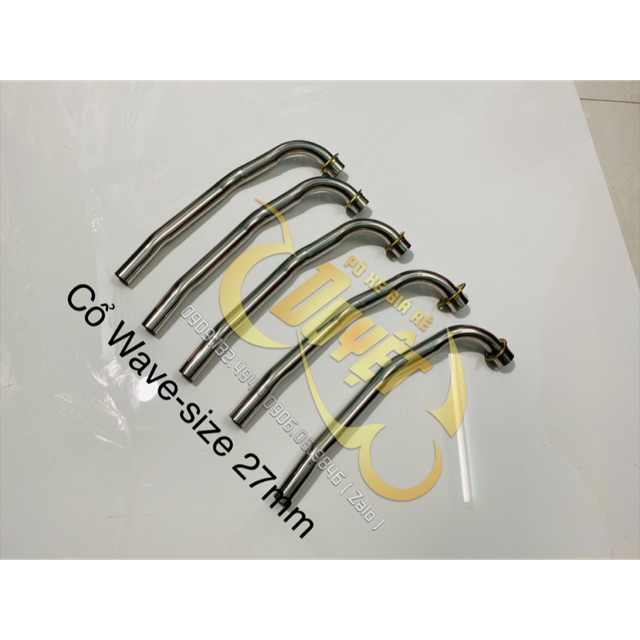 Cổ pô Wave 27mm [VIDEO THẬT] thay inox [GIÁ SỈ]