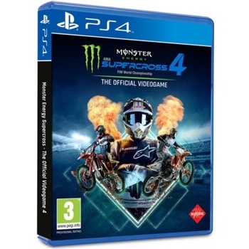 Đĩa Game PS4 Monster Energy Supercross 4