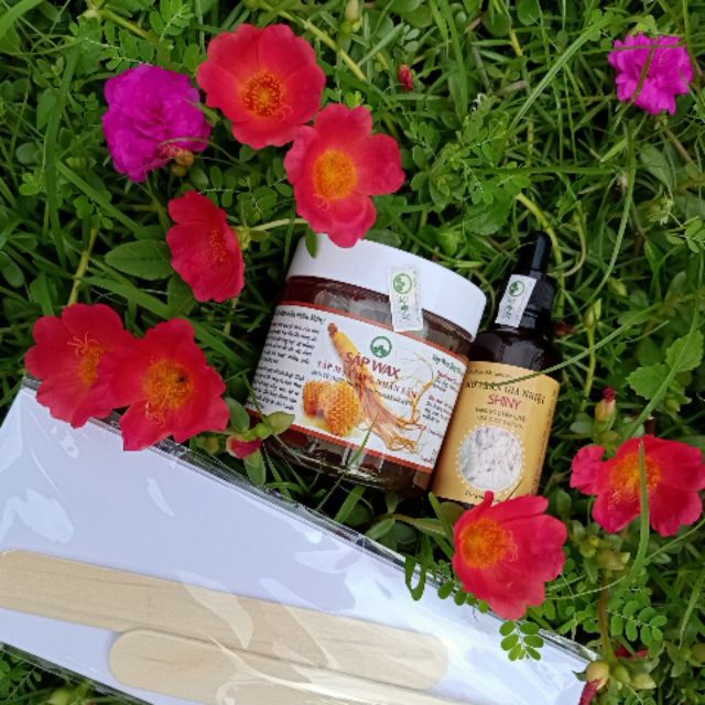 Combo Wax Lông + Mỡ Trăn Handmade Shiny