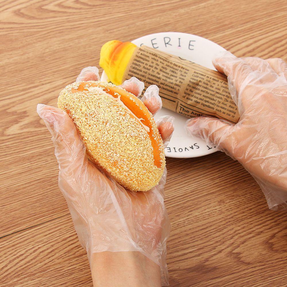 LONTIME Găng Tay Polythene Cao Cấp Dùng Một Lần Tránh Chạm Cảm Ứng Tr