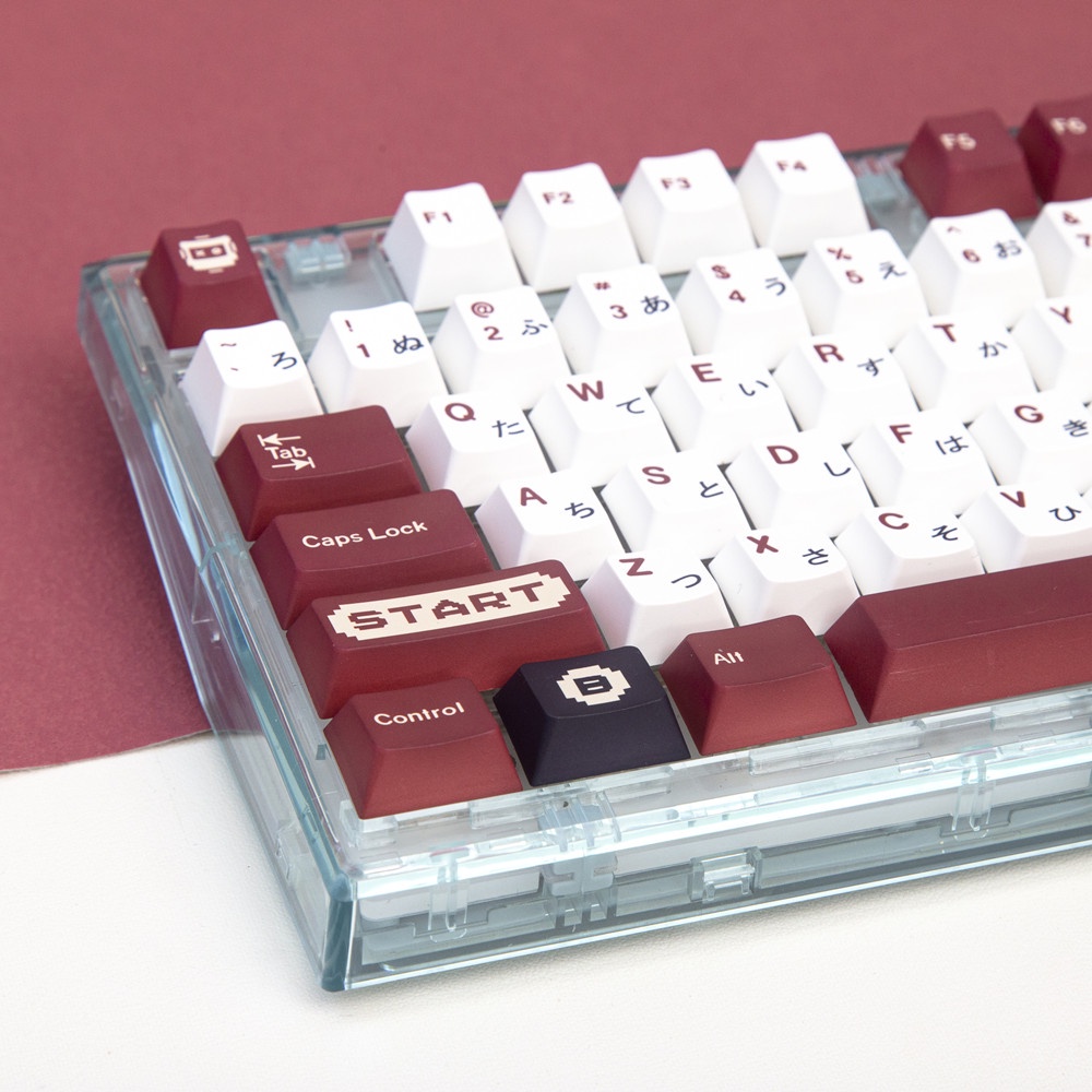 140 Phím FC Keycaps Cherry Profile Retro Video Game PBT DYE SUB Bàn phím cơ học Keycap