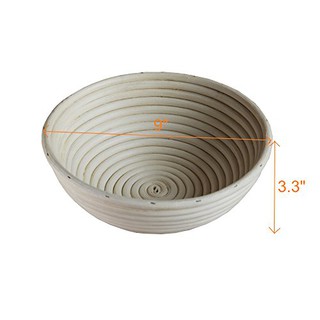 Rổ mây ủ bánh mì - Banneton bread proofing basket (MADE IN VIETNAM)