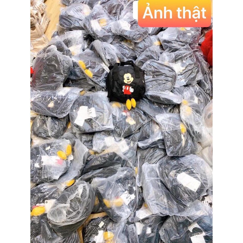 TÚI TRỐNG ĐÍNH MICKEY ( ẢNH THẬT) | BigBuy360 - bigbuy360.vn