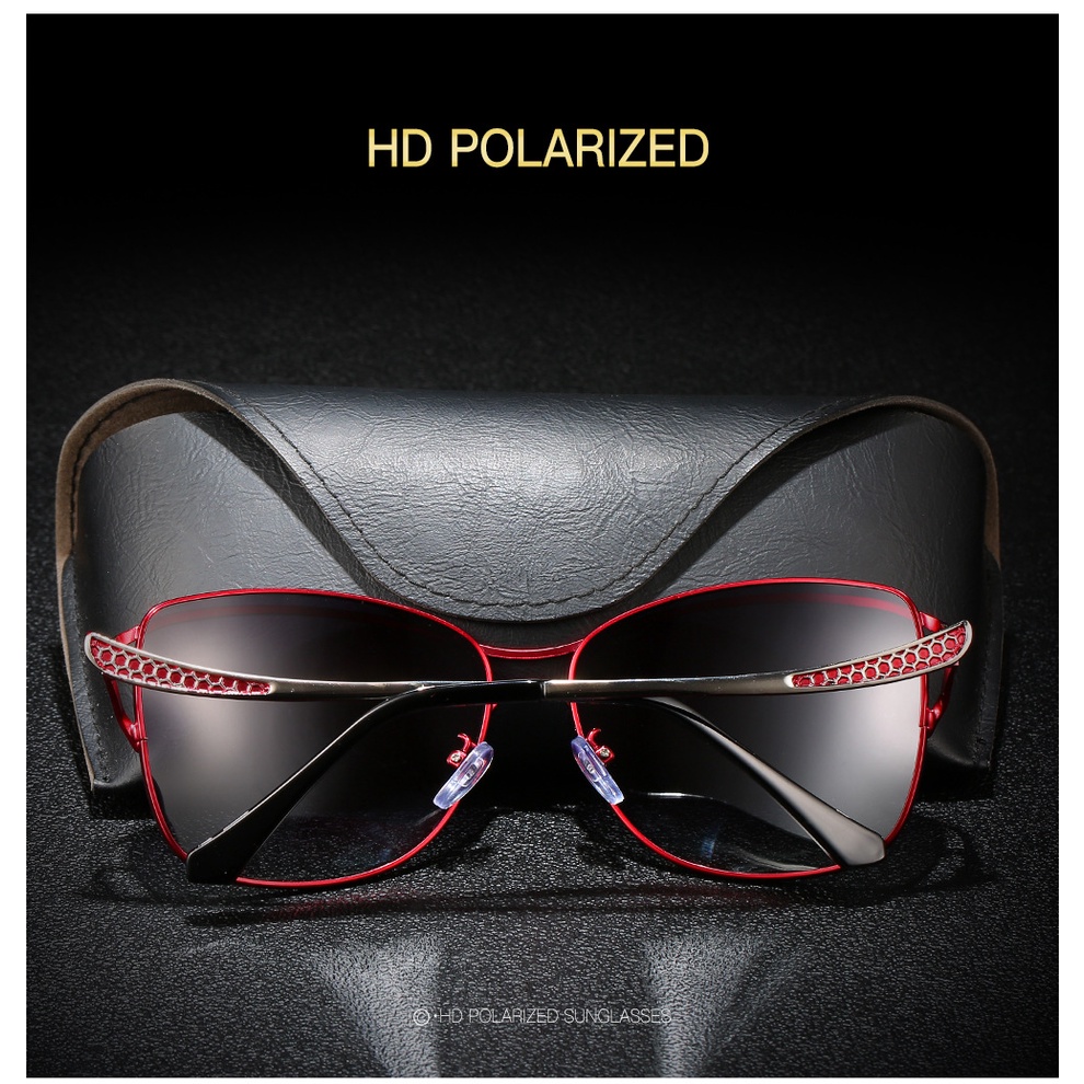 JN IMPRESSION Kính râm phân cực dành cho nữ Người lái xe ô tô Kính nhìn ban đêm Chống lóa Kính râm lái xe đạp phân cực