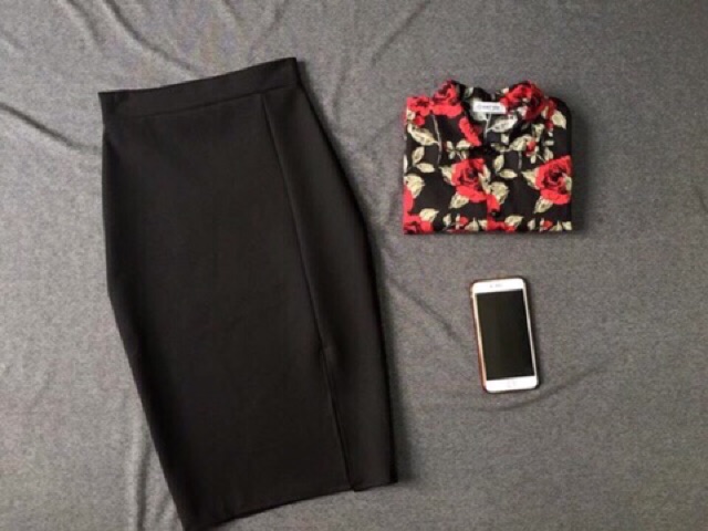 CHÂN VÁY BÚT CHÌ XẺ TRƯỚC | BigBuy360 - bigbuy360.vn